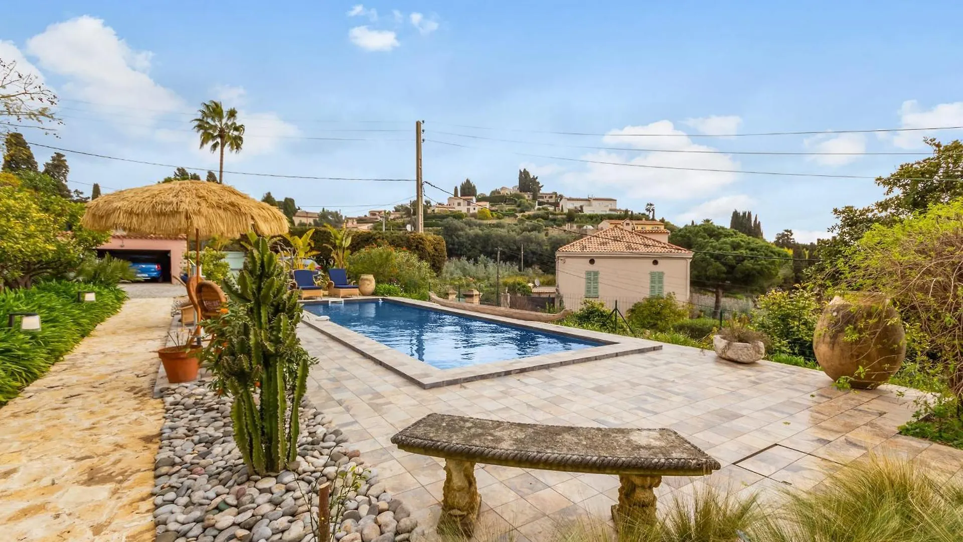 Villa La Fadette-Swimming Pool-Jacuzzi-Sea View-Ac-Farniente Vallauris