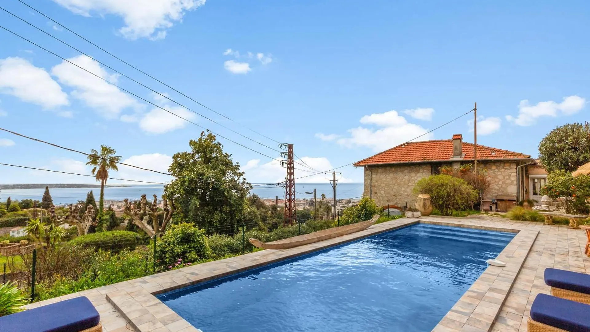 Villa La Fadette-Swimming Pool-Jacuzzi-Sea View-Ac-Farniente Vallauris