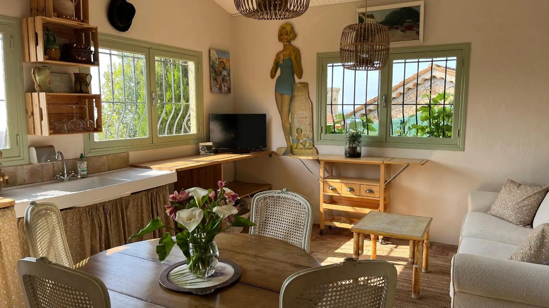 Villa La Fadette-Swimming Pool-Jacuzzi-Sea View-Ac-Farniente Vallauris
