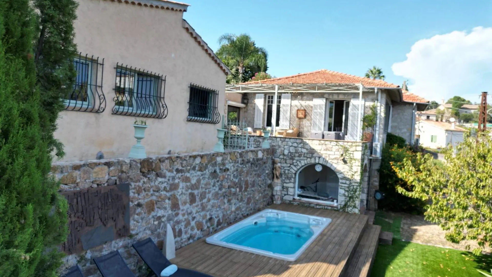 Villa La Fadette-Swimming Pool-Jacuzzi-Sea View-Ac-Farniente Vallauris France